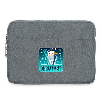 WINTER - Beginner - SKIING - BEAR - Laptop bag 15" - heather grey - Front
