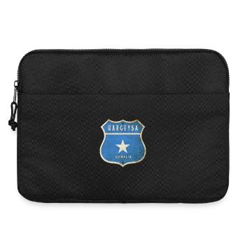 Hargeysa Somalia Wappen Flaggen Design - Laptoptasche 15" - Schwarz - Vorne