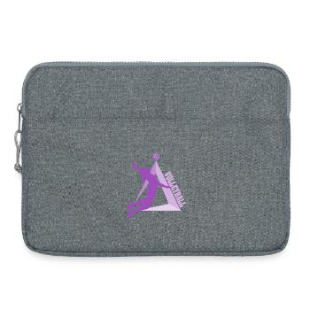 Volleyball - Sacoche pour ordinateur portable 15 pouces - gris chiné - Devant