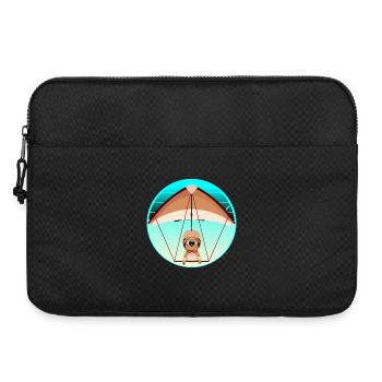 Drachenfliegen - Englische Bulldogge - LUFTSPORT - Laptoptasche 15" - Schwarz - Vorne