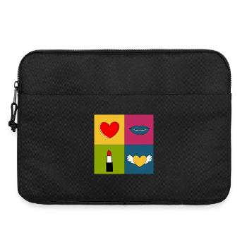 Muttertags Geschenk Mutter Muttertag Geschenkidee  - Laptoptasche 15" - Schwarz - Vorne