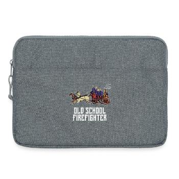 Fire brigade Volunteer fire brigade Firefighter - Laptop bag 15" - heather grey - Front