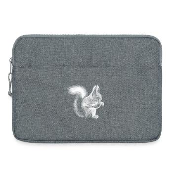Écureuil - Sacoche pour ordinateur portable 15 pouces - gris chiné - Devant