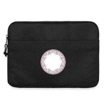 Étiquette de gâteau nostalgique en rose sombre - Sacoche pour ordinateur portable 15 pouces - noir - Devant