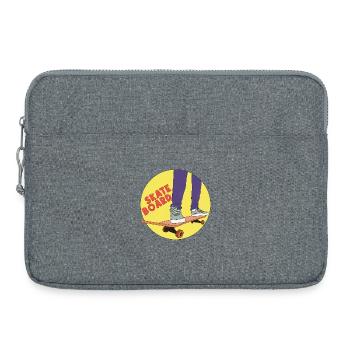 Skateboard - Laptoptasche 15" - Grau meliert - Vorne