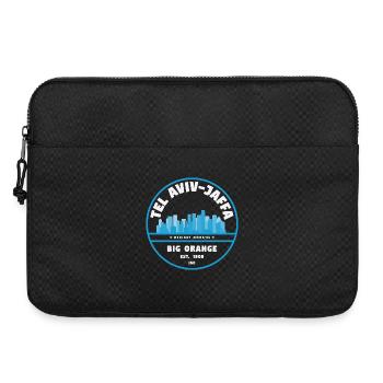 Tel Aviv Jaffa Big Orange Skyline - Laptop bag 15" - black - Front