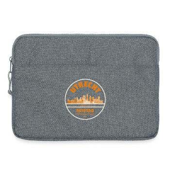 Médaillon de la ligne d’horizon Keistad d’Utrecht - Sacoche pour ordinateur portable 15 pouces - gris chiné - Devant