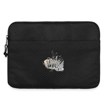 Triangle Yoga motif for yoga friends - Laptop bag 15" - black - Front