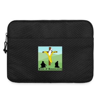 Jesus of Bananazareth - Laptop bag 15" - black - Front