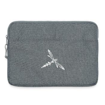 Insekten, Libellen, Libellentribal - Laptoptasche 15" - Grau meliert - Vorne