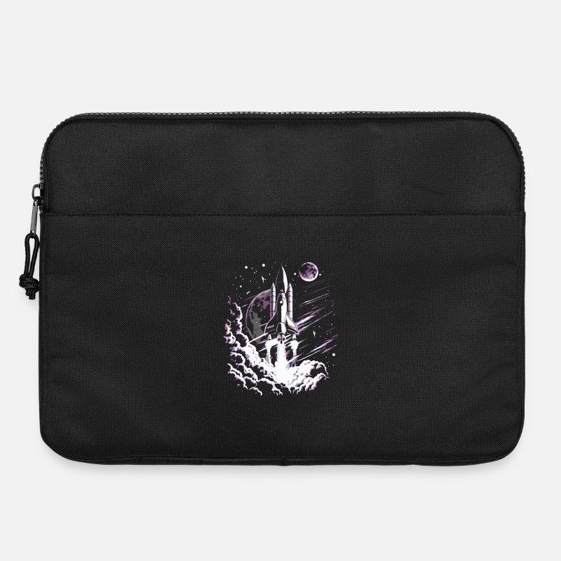 Fusée au décollage - Sacoche pour ordinateur portable 15 pouces - noir