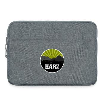 Harz Retro Skyline - Laptoptasche 15" - Grau meliert - Vorne