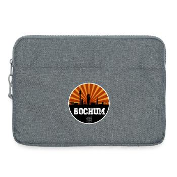 Bochum Retro Skyline - Laptoptasche 15" - Grau meliert - Vorne