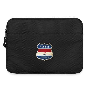 Almere Niederlande Wappen Design - Laptoptasche 15" - Schwarz - Vorne