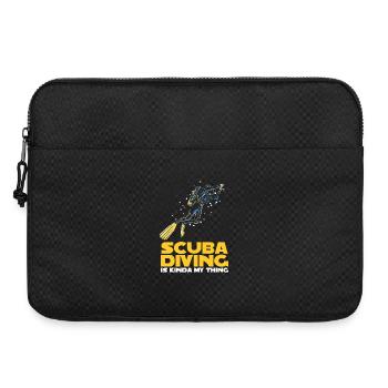 Scuba Diver Instructor Design - Laptop bag 15" - black - Front