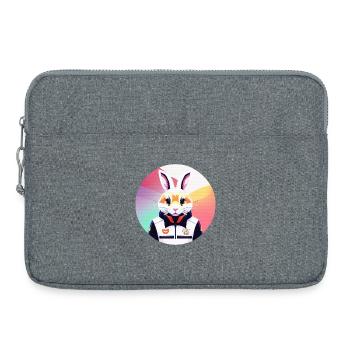 Lapin, Lapin, Lapin de Pâques - Sacoche pour ordinateur portable 15 pouces - gris chiné - Devant