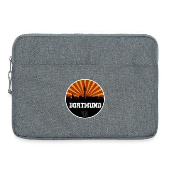 Dortmund Skyline Rétro - Sacoche pour ordinateur portable 15 pouces - gris chiné - Devant