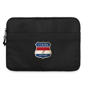 Design du blason de Tilburg, Pays-Bas - Sacoche pour ordinateur portable 15 pouces - noir - Devant