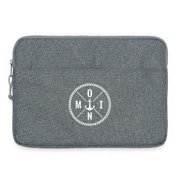 Moin - Laptoptasche 15" - Grau meliert - Vorne