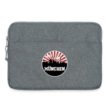 Match à domicile de Munich Skyline - Sacoche pour ordinateur portable 15 pouces - gris chiné - Devant