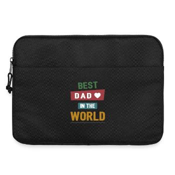 Meilleur papa du monde - Sacoche pour ordinateur portable 15 pouces - noir - Devant