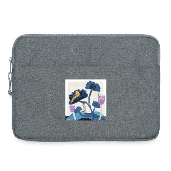Happy Spring Animals Illustration - Laptop bag 15" - heather grey - Front