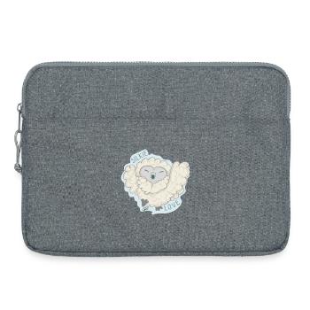 Lioba Seidenhuhn, Hurra - Laptoptasche 15" - Grau meliert - Vorne