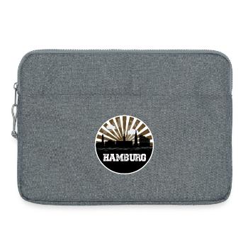 Match à domicile Hamburg Skyline - Sacoche pour ordinateur portable 15 pouces - gris chiné - Devant
