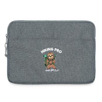 Hiking Hikers Hike Statement Trails - Laptop bag 15" - heather grey - Front