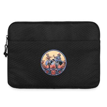Folklore sorabe – Scène de la danse - Sacoche pour ordinateur portable 15 pouces - noir - Devant