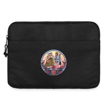 Folklore sorabe – Costumes et danses traditionnels - Sacoche pour ordinateur portable 15 pouces - noir - Devant