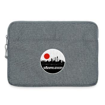 Düsseldorf Japan Skyline - Laptoptasche 15" - Grau meliert - Vorne