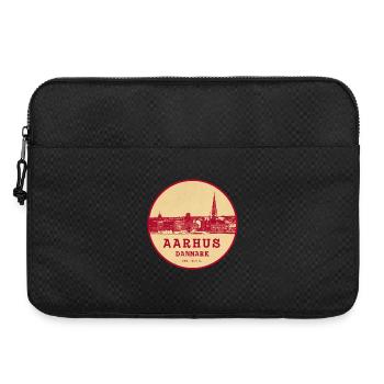 Aarhus Vintage City Logo Circle - Laptop bag 15" - black - Front