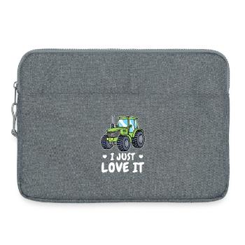 Déclaration de l’agriculteur Tracteur de véhicule à moteur Agriculture arable - Sacoche pour ordinateur portable 15 pouces - gris chiné - Devant