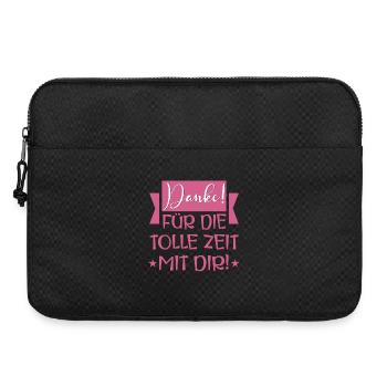 Abschiedsgeschenke - Tolle Zeit Sprüche - Laptoptasche 15" - Schwarz - Vorne