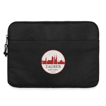 Emblème de la ligne d’horizon de Zagreb Croatie - Sacoche pour ordinateur portable 15 pouces - noir - Devant
