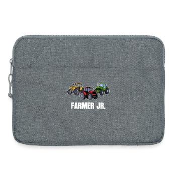 Traktor Statement Jungbauer Landmaschinen Ackerbau - Laptoptasche 15" - Grau meliert - Vorne