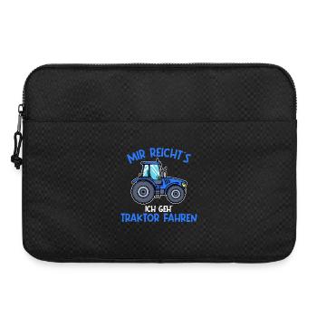 Kraftfahrzeug Traktor Fahrzeug Landwirt Bauernhof - Laptoptasche 15" - Schwarz - Vorne