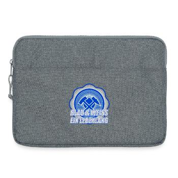 Blau Weiss ein Leben Lang - Laptoptasche 15" - Grau meliert - Vorne