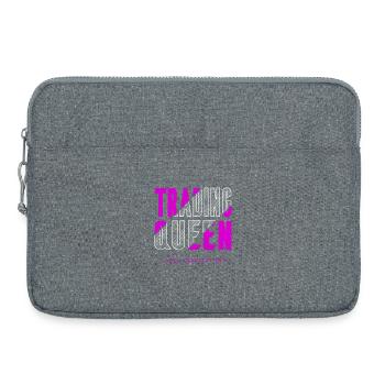 Trading Queen - Laptop bag 15" - heather grey - Front