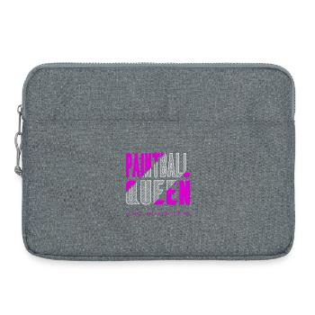 Paintball Queen - Laptop bag 15" - heather grey - Front