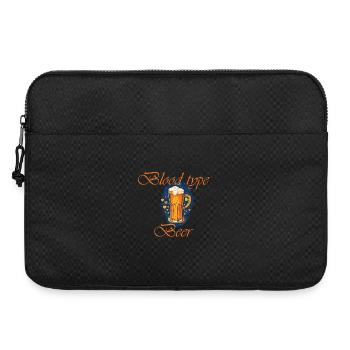 Blood type Beer - Laptop bag 15" - black - Front