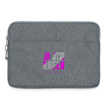 Jiu Jitsu Queen - Laptop bag 15" - heather grey - Front