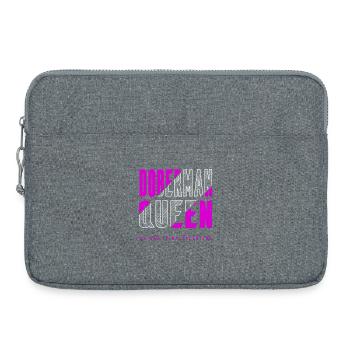 Reine Doberman - Sacoche pour ordinateur portable 15 pouces - gris chiné - Devant