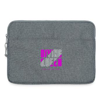 Reine de la plongée - Sacoche pour ordinateur portable 15 pouces - gris chiné - Devant
