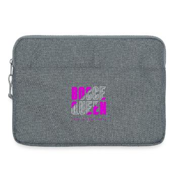 Bocce Queen - Laptop bag 15" - heather grey - Front