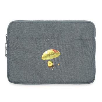Parachutisme Avocat - Sacoche pour ordinateur portable 15 pouces - gris chiné - Devant