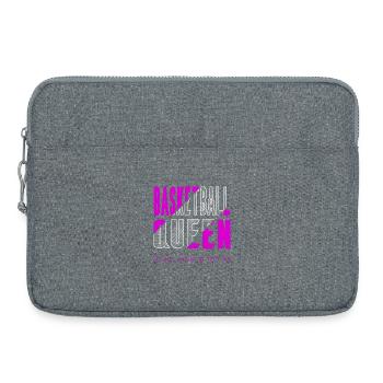 Basketball Queen - Laptop bag 15" - heather grey - Front
