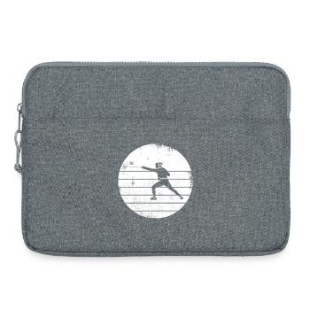 Fechter Zeichnung - Laptoptasche 15" - Grau meliert - Vorne