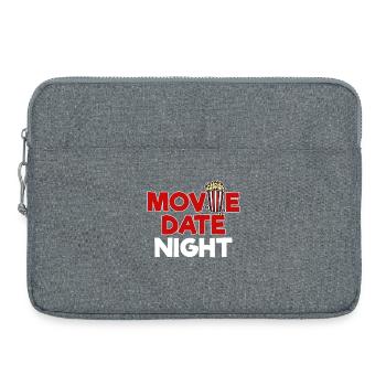Popcorn Déclaration Films Cinéma Nuit Streaming - Sacoche pour ordinateur portable 15 pouces - gris chiné - Devant